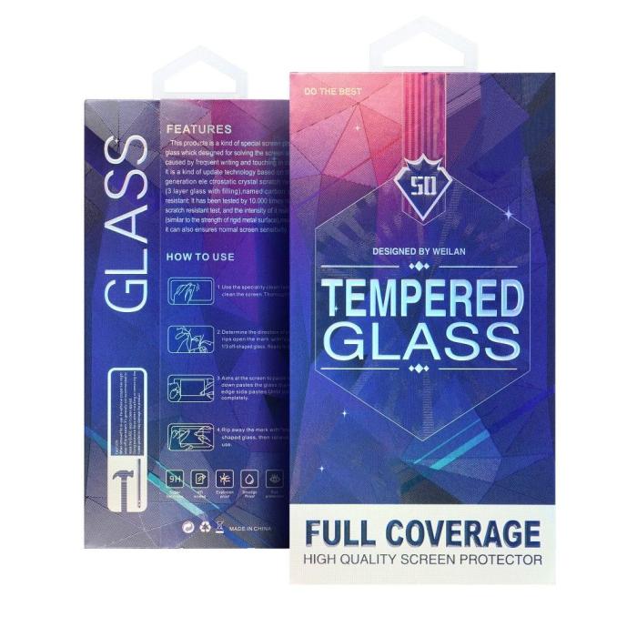 OEM - Samsung Galaxy S22 Ultra Härdat Glas Skärmskydd - Svart