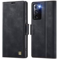 AUTSPACE - AUTSPACE A11 Fodral f&ouml;r Samsung Galaxy Note20 Ultra - KonstL&auml;der - Svart