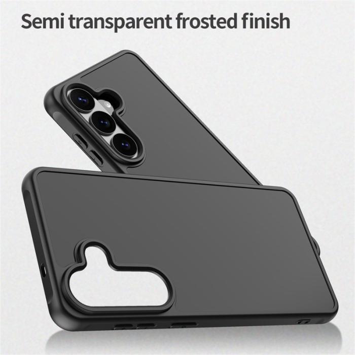 OEM - Mobilskal till Samsung Galaxy S26 Plus Stöttåligt Luftkuddar Frostad Plast Svart