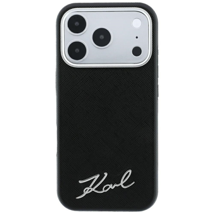 KARL LAGERFELD - Karl Lagerfeld Mobilskal För iPhone 18 Pro/17 Pro Magsafe Saffiano Small Script