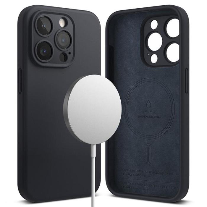 Ringke - Ringke iPhone 15 Pro Max Mobilskal Magsafe Silikon - Marinblå