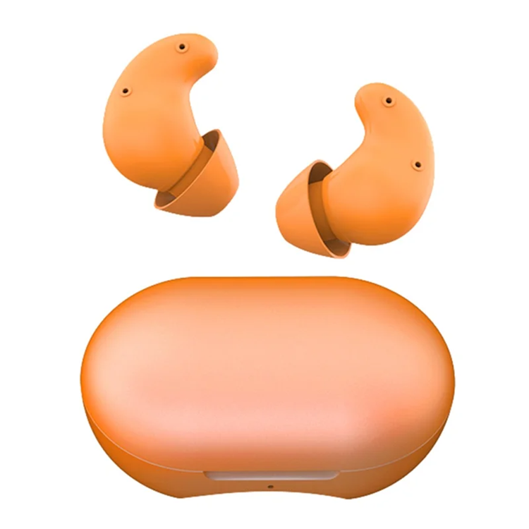 In-Ear Trådlös Hörlurar S1 White Noise ANC IPX5 Bluetooth - Orange | 505771 | AlltMobil