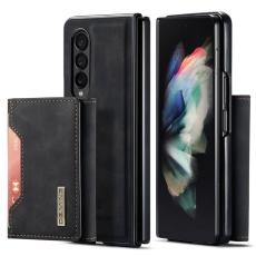 DG.MING - DG.MING Konstl&auml;der Pl&aring;nboksfodral f&ouml;r Samsung Galaxy Z Fold3 5G - Svart