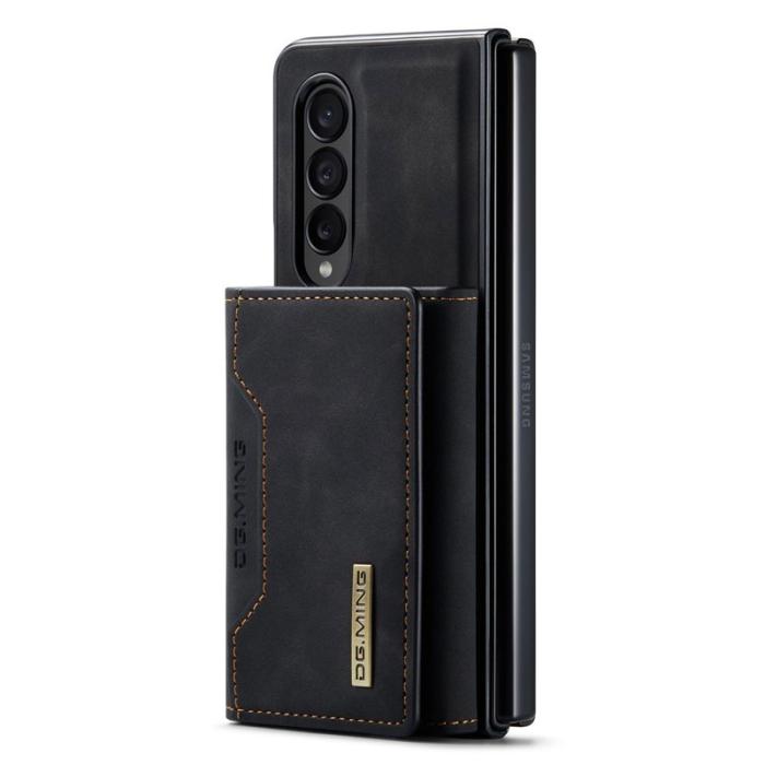DG.MING - DG.MING Konstläder Plånboksfodral för Samsung Galaxy Z Fold3 5G - Svart