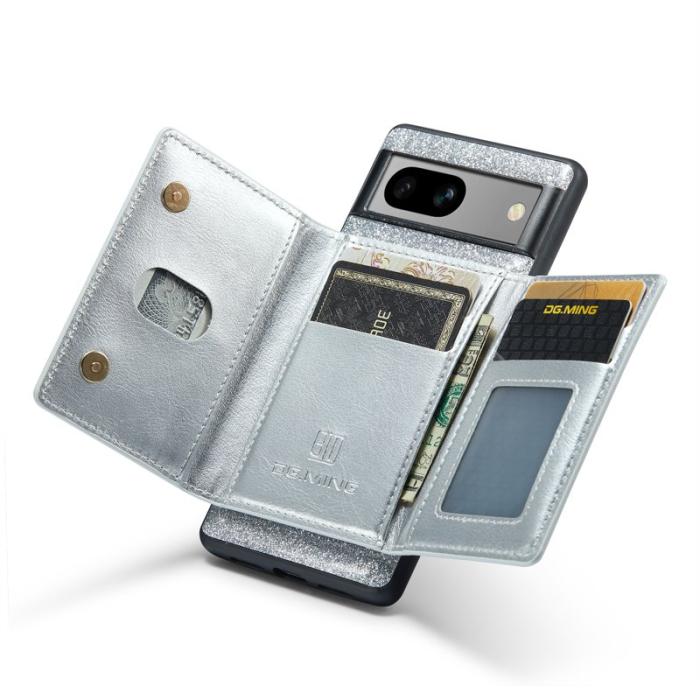 DG.MING - DG.MING M3 Series Mobilskal för Google Pixel 7a Glitter Silver