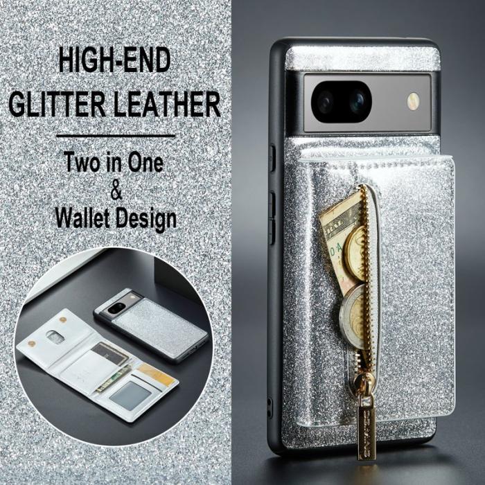 DG.MING - DG.MING M3 Series Mobilskal för Google Pixel 7a Glitter Silver
