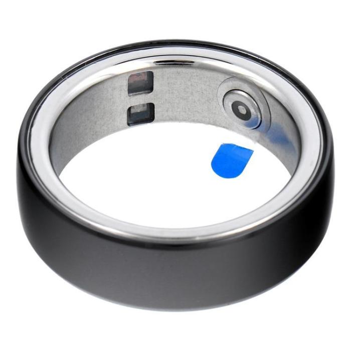 OEM - Smart Ring Med Laddningsbox - Storlek (18mm)  - Svart