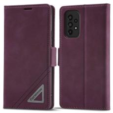 FORWENW - FORWENW F3-Series Samsung Galaxy A73 5G Pl&aring;nboksfodral Konstl&auml;der - Vinr&ouml;d
