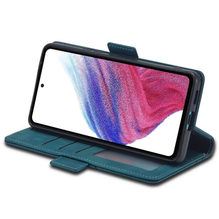 FORWENW - FORWENW F3-Series Samsung Galaxy A73 5G Plånboksfodral Konstläder - Cyan