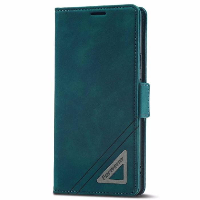 FORWENW - FORWENW F3-Series Samsung Galaxy A73 5G Plånboksfodral Konstläder - Cyan