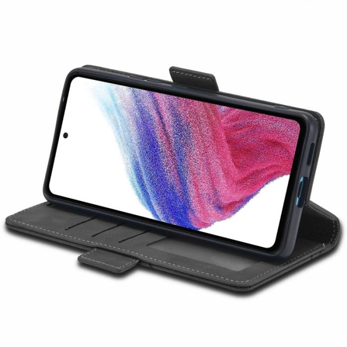 FORWENW - FORWENW F3-Series Samsung Galaxy A73 5G Plånboksfodral Konstläder - Svart