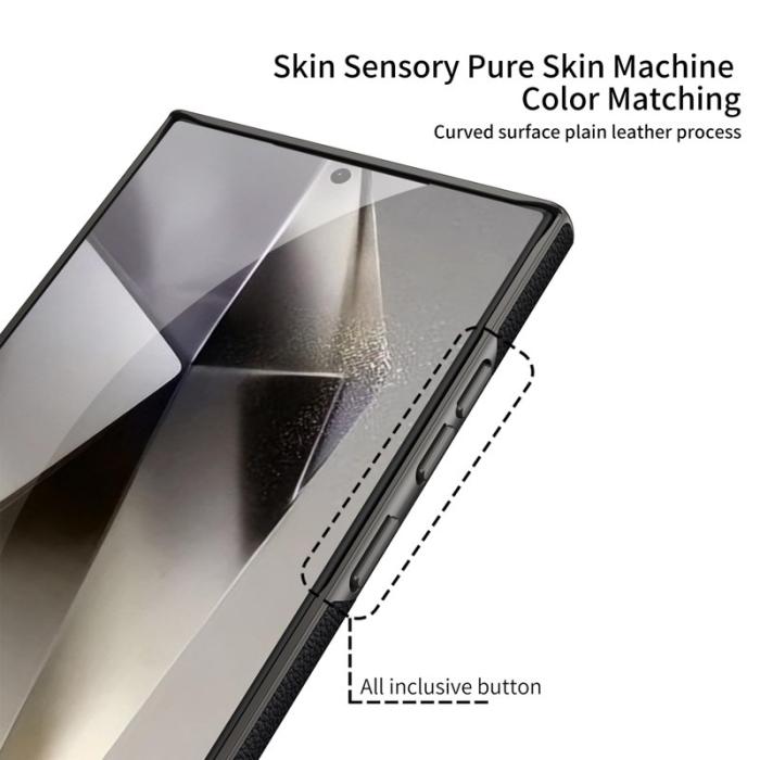 GKK - GKK Samsung Galaxy S24 Ultra Fodral PC+PU - Grå