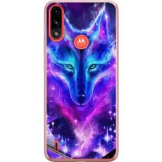 iSecrets - Mobilskal till Motorola Moto E7 Power med Neon Varg