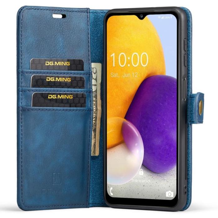 DG.MING - DG.MING Folio Flip Detachable Plånboksfodral Galaxy A13 4G - Blå