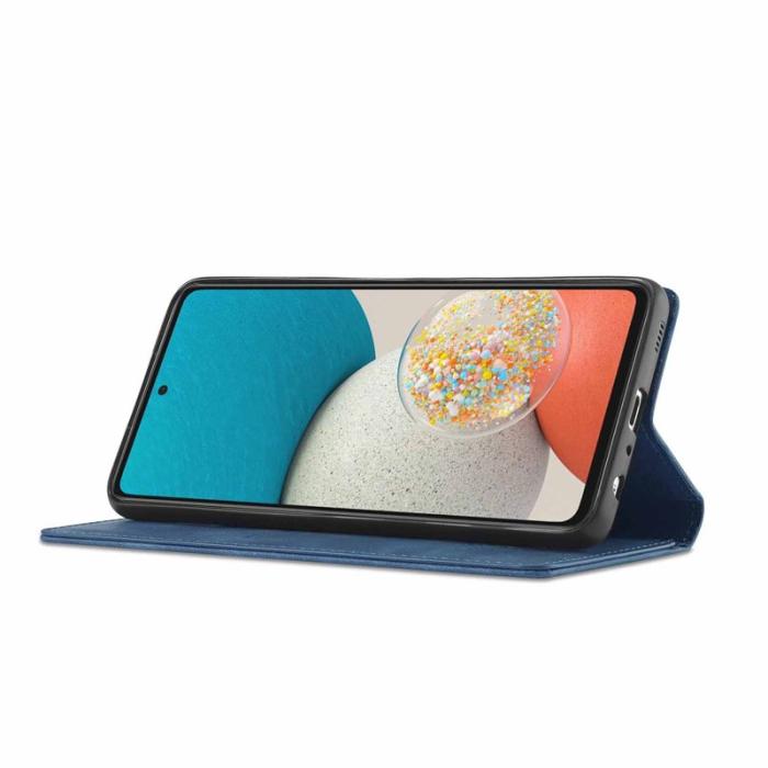LC.imeeke - LC.IMEEKE Samsung Galaxy A53 5G Plånboksfodral Konstläder - Blå