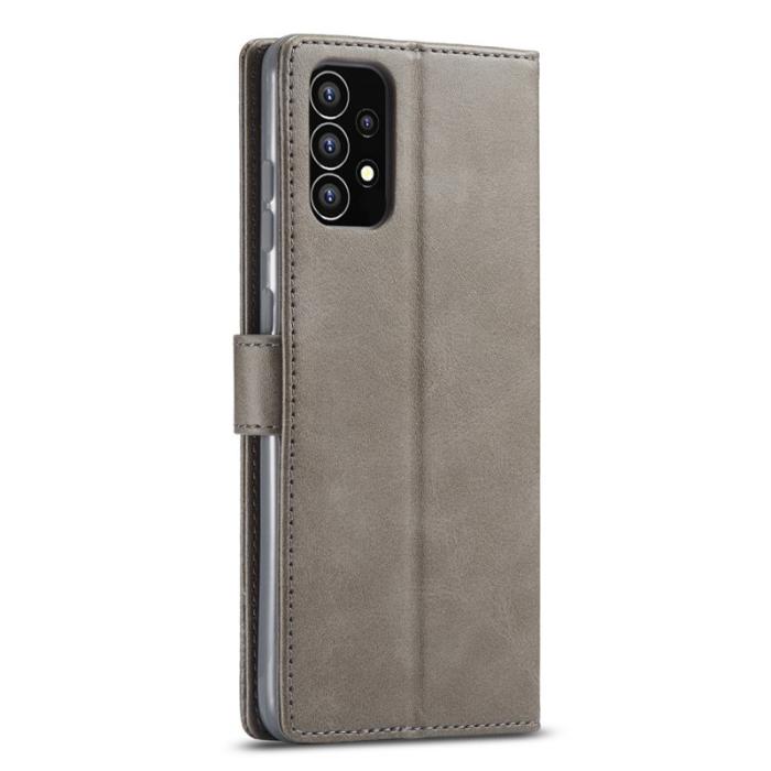 LC.imeeke - LC.IMEEKE Samsung Galaxy A53 5G Plånboksfodral Konstläder - Grå