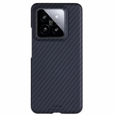 X-Level - X-LEVEL Mobilskal till Xiaomi 14 H&aring;rd PC L&auml;tt Skydd Kolfiber Svart