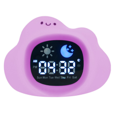 OEM - Väckarklocka med Nattlampa Cartoon Cloud Tappkontroll JL-820