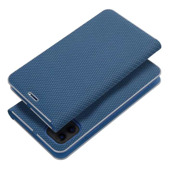 A-One Brand - iPhone 17 Pro Max Plånboksfodral Luna Carbon - Blå