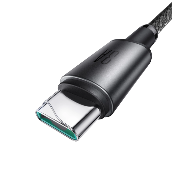 Joyroom - Joyroom S-A50 3A USB-A - USB-C kabel 1.2m - Grå