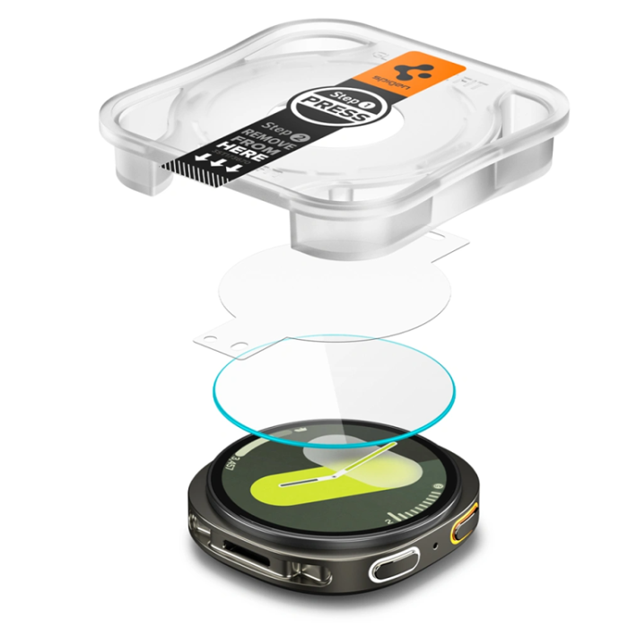 Spigen - [2-Pack] Spigen Galaxy Watch 8 (44mm) Härdat Glas Skärmskydd