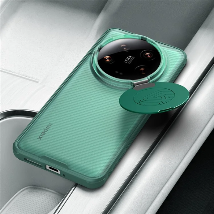 Nillkin - Nillkin Xiaomi 14 Ultra Mobilskal CamShield Prop - Grön