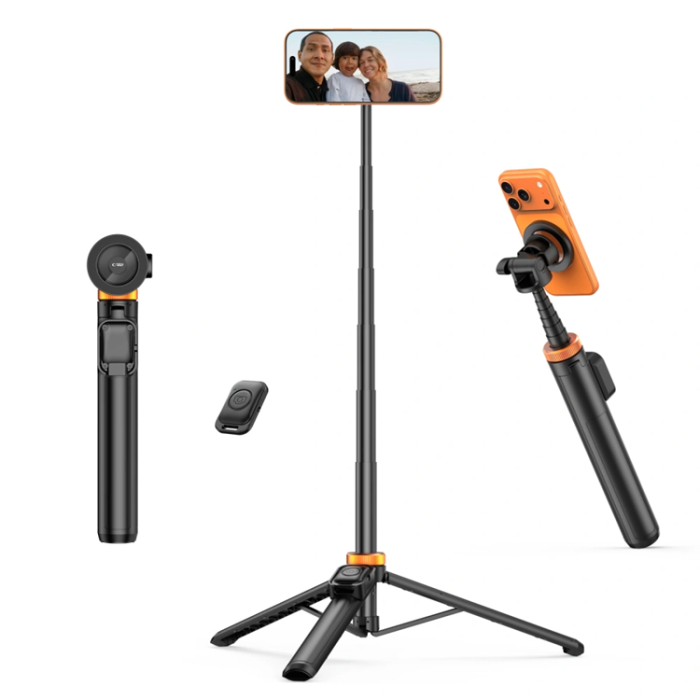 Tech-Protect - Tech-Protect Magsafe Trådlös Selfie Stick Tripod L03S - Svart