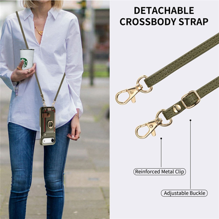 A-One Brand - iPhone Air Mobilskal med Korthållare Ring Kickstand