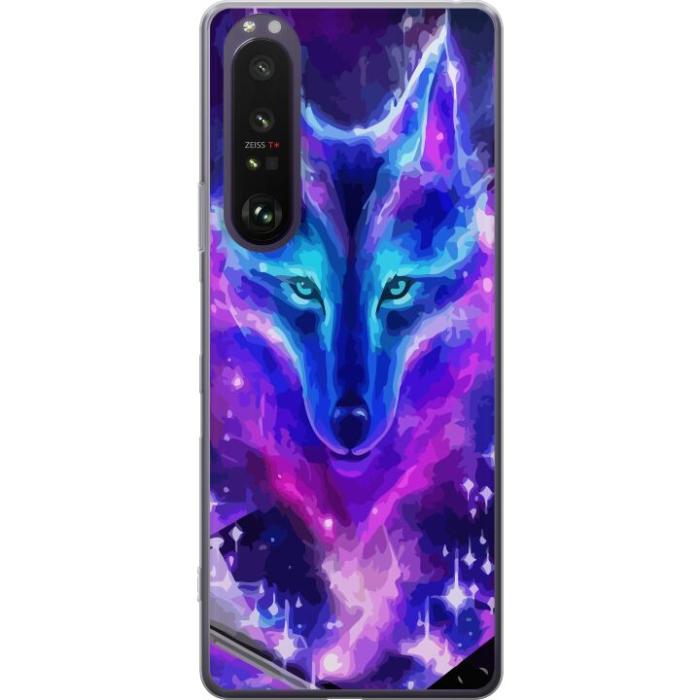 iSecrets - Mobilskal till Sony Xperia 1 III med Neon Varg