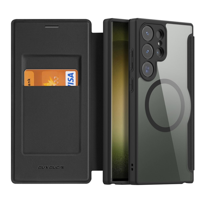 Dux Ducis - Dux Ducis Galaxy S23 Ultra Plånboksfodral MagSafe Skin X Pro