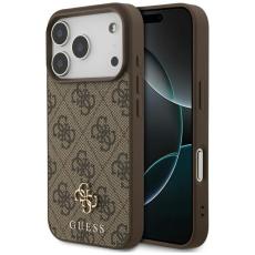 Guess - Guess iPhone 17 Pro Mobilskal MagSafe 4G Small Classic Logo - Brun