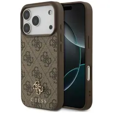 Guess - Guess Mobilskal till iPhone 17 Pro MagSafe 4G Small Classic Logo - Brun