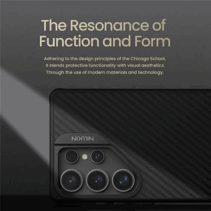 Nillkin - Nillkin Galaxy S25 Ultra Mobilskal Magsafe Aramid Fiber Hollow TPU