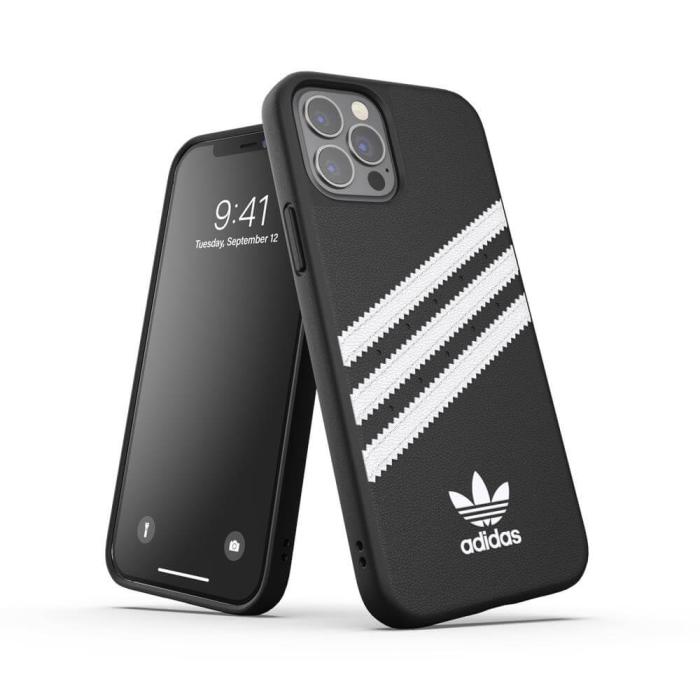 UTGATT5 - Adidas Moulded Skal till iPhone 12 & 12 Pro Svart/Vit