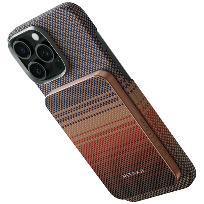 PITAKA - PITAKA Qi2 MagSafe Powerbank 5000mAh 15W Aramid Fiber - Sunset