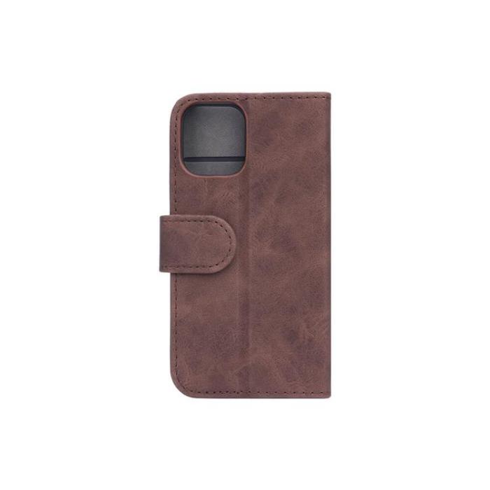 GEAR - GEAR Mobilfodral Nubuck PU iPhone 12 Mini - Brun