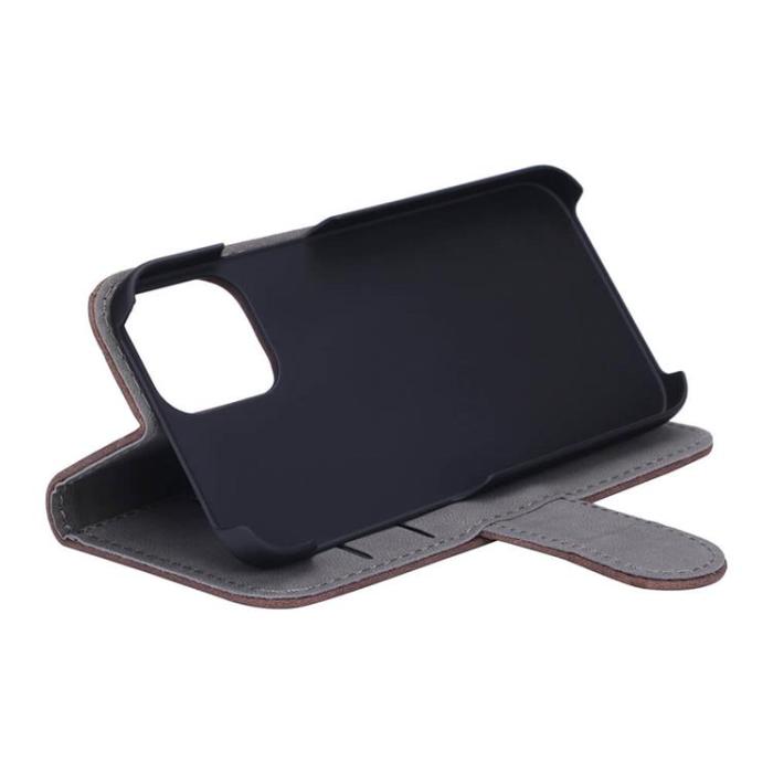 GEAR - GEAR Mobilfodral Nubuck PU iPhone 12 Mini - Brun
