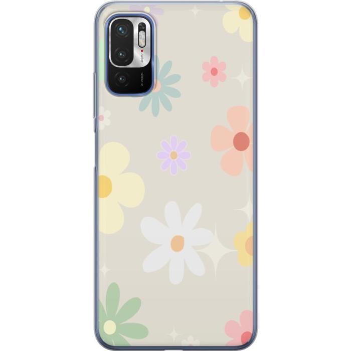 iSecrets - Mobilskal till Xiaomi Redmi Note 10 5G med fejdande blommor