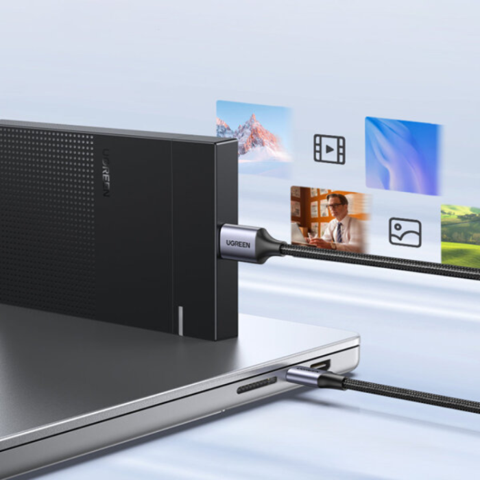 Ugreen - Ugreen USB-C Till USB-Micro Kabel (0.5m) - grå