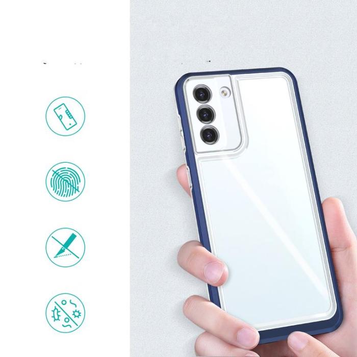 OEM - Galaxy S22 Plus Skal Clear 3in1 - Blå
