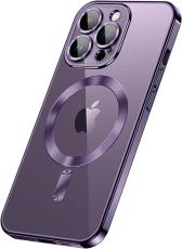 A-One Brand - Electroplating Magsafe Skal iPhone 14 - Lila