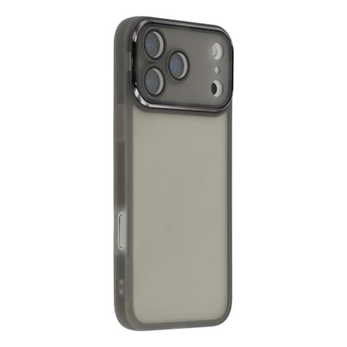 A-One Brand - iPhone 17 Pro Mobilskal Electroplated Kameraram - Transparent Svart