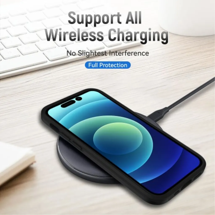 Taltech - iPhone 15 Pro Mobilskal Stötsäkert - Svart