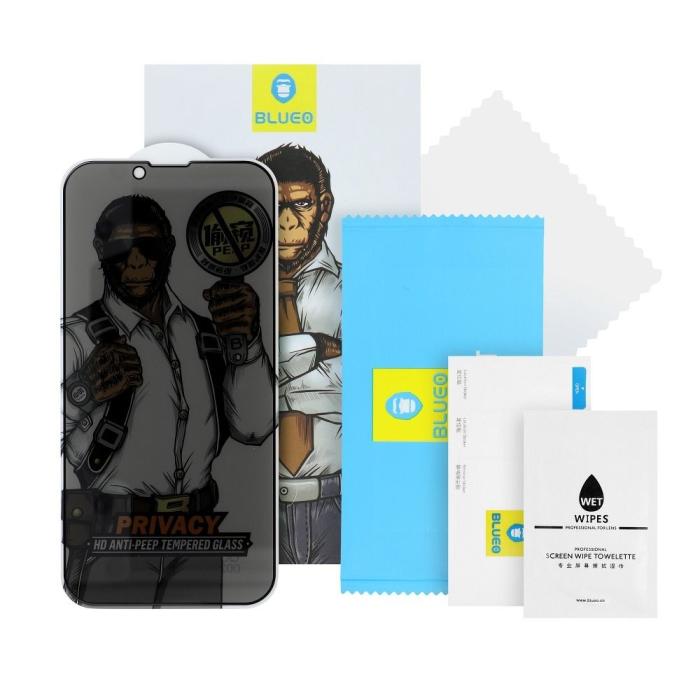 BlueO - BlueO iPhone XR Skärmskydd av Härdat Glas Privacy