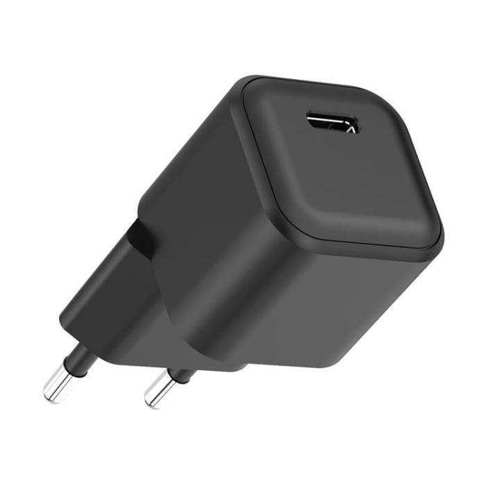QUALO - QUALO Snabbladdare 20W USB-C Nano - Svart