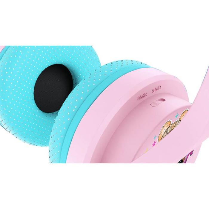 LOL - LOL Interaktiv hörlurar / headset On-Ear 85 / 94dB Bom-Mik - Rosa