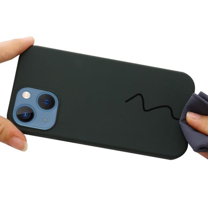 OEM - iPhone 14 Plus Skal Magsafe Silicone Ultra Slim - Mörkgrön