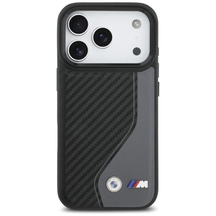 BMW - BMW iPhone 17 Pro Mobilskal MagSafe M Carbon Logo - Anthracite