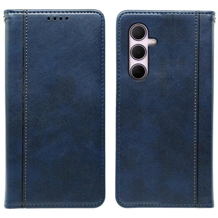 OEM - Mobilskal till Samsung Galaxy S26 Plus KonstLäder Med Magnetisk Stängning - Blå