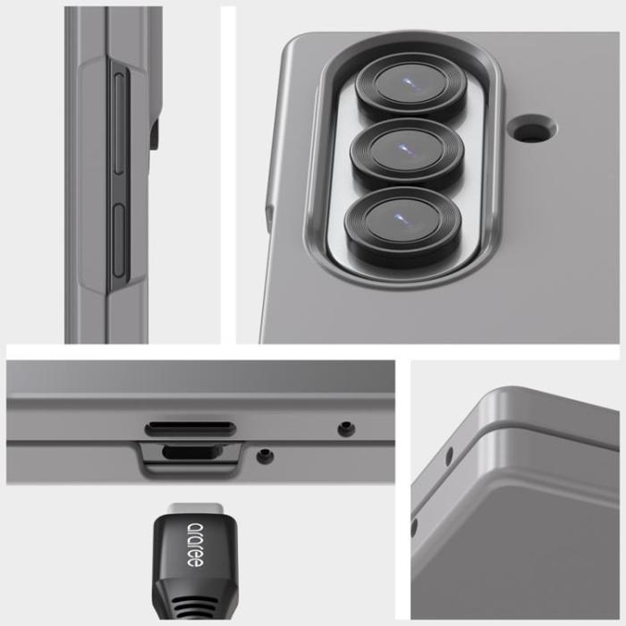 Araree - Araree Galaxy Z Fold 7 Mobilskal MagSafe Qi2 Aero Flex M - Svart